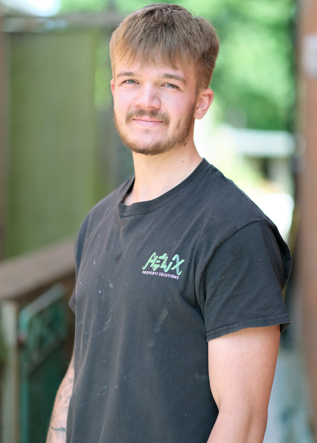 Headshot of Liam Pither, Carpenter at Helix Property Solutions